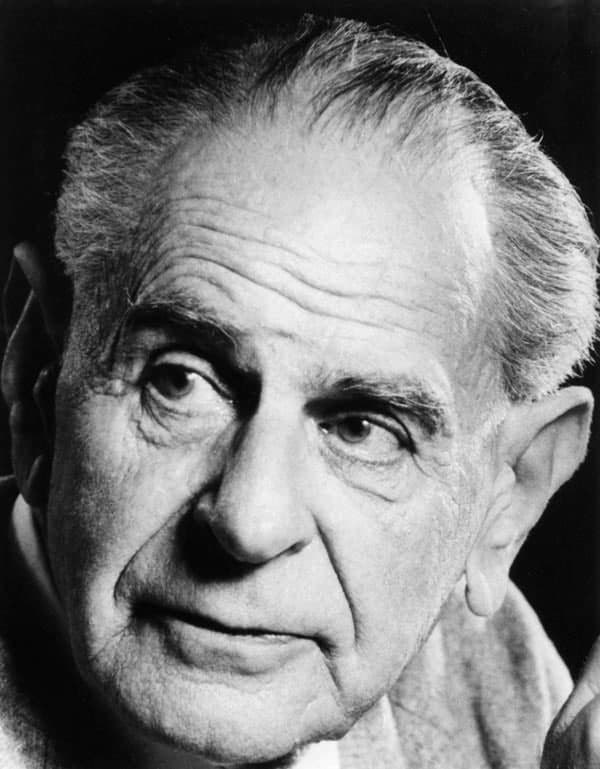 Portrait of Karl Popper
